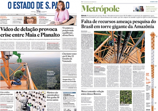 Falta de recursos ameaça pesquisa do Brasil em torre gigante da Amazônia