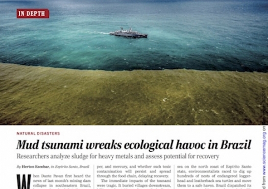 Mud tsunami wreaks ecological havoc in Brazil