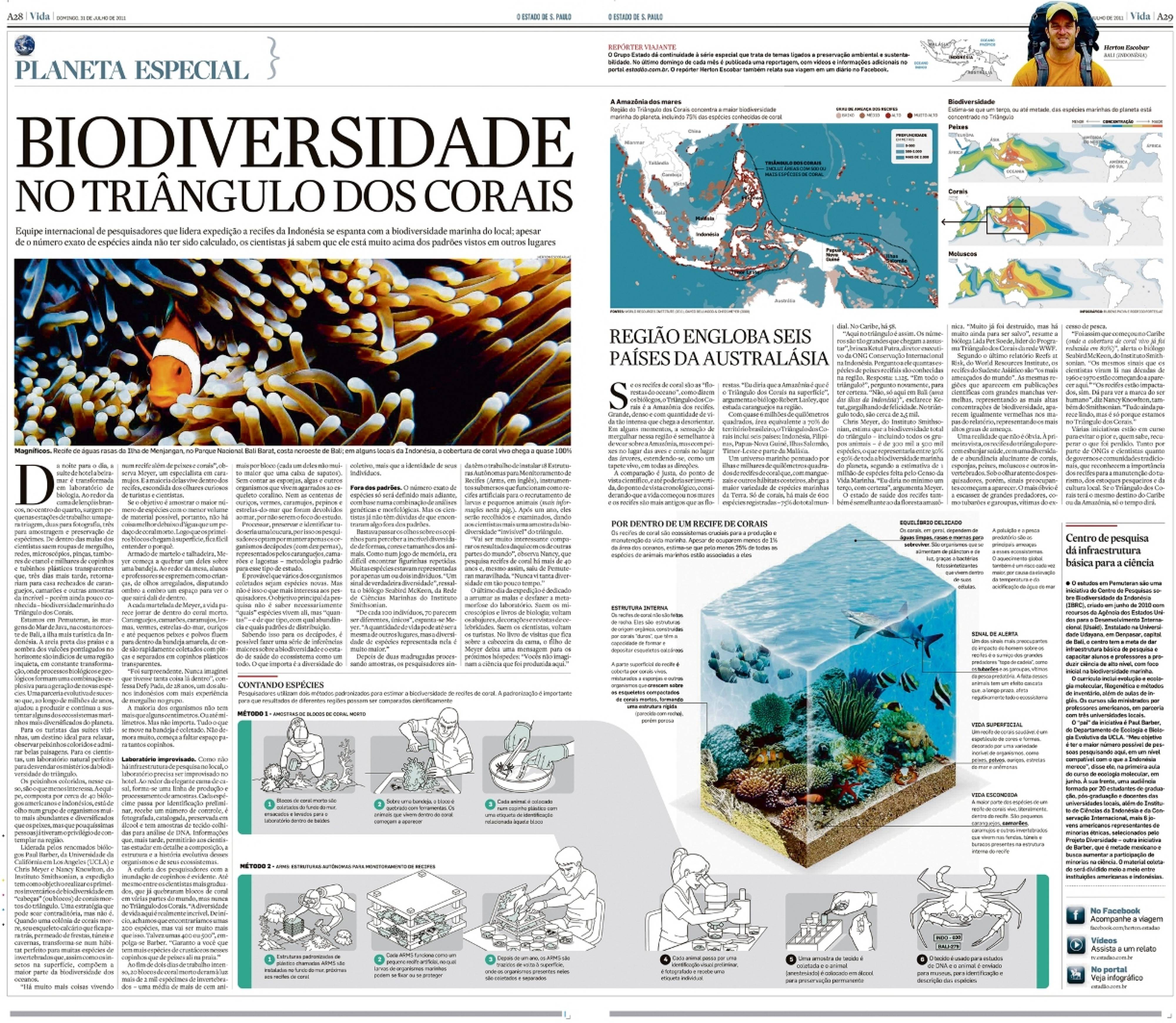 Repórter Viajante: Biodiversidade no Triângulo dos Corais